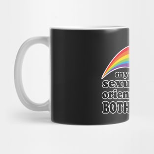 My Sexual Orientation Is Both Please Bisexual Pride Mug